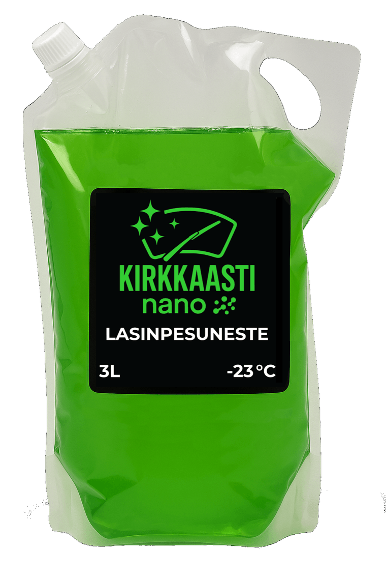Kirkkaasti lasinpesuneste 3L pussi